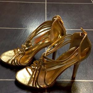 Gold Chinese Laundry Heels